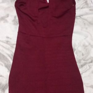 Medium Maroon Dress -privately privileged -